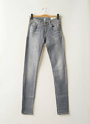 Blugi skinny elasticitate talie joasă gri REPLAY femeie