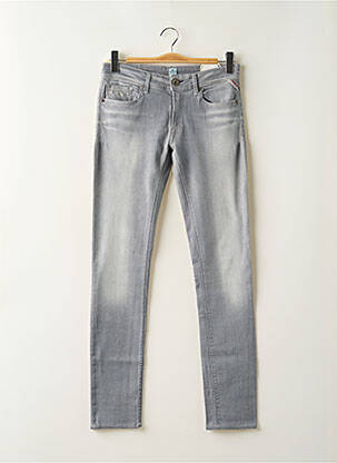 Blugi skinny elasticitate talie joasă gri REPLAY femeie