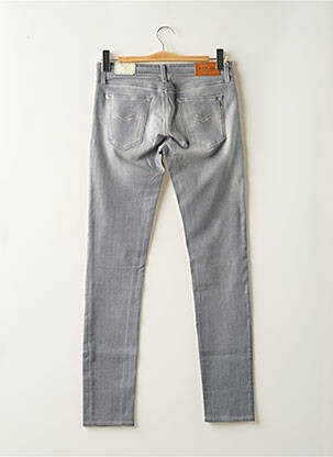 Blugi skinny elasticitate talie joasă gri REPLAY femeie