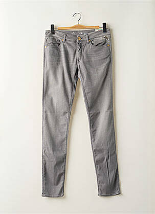 Blugi skinny elasticitate talie joasă gri REPLAY femeie