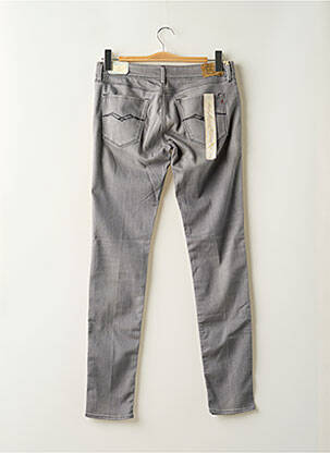 Blugi skinny elasticitate talie joasă gri REPLAY femeie