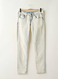Blugi skinny elasticitate talie joasă albastru REPLAY femme