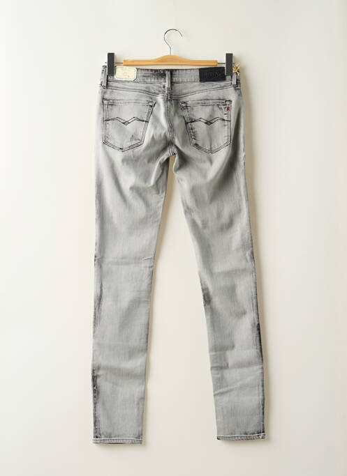 Blugi cu croială slim gri REPLAY femeie