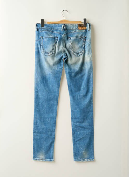 Blugi cu croială slim albastru REPLAY femeie