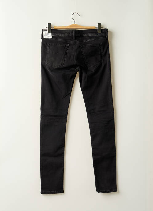 Blugi cu croială slim talie joasă talie joasă negru REPLAY femme