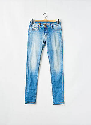 Blugi cu croială slim albastru SIXTY SEVEN femeie