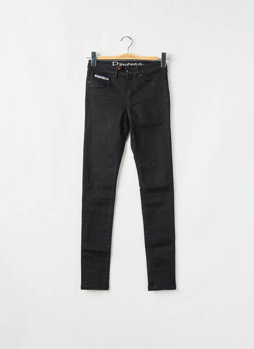 Blugi cu croială slim negru DONOVAN femeie