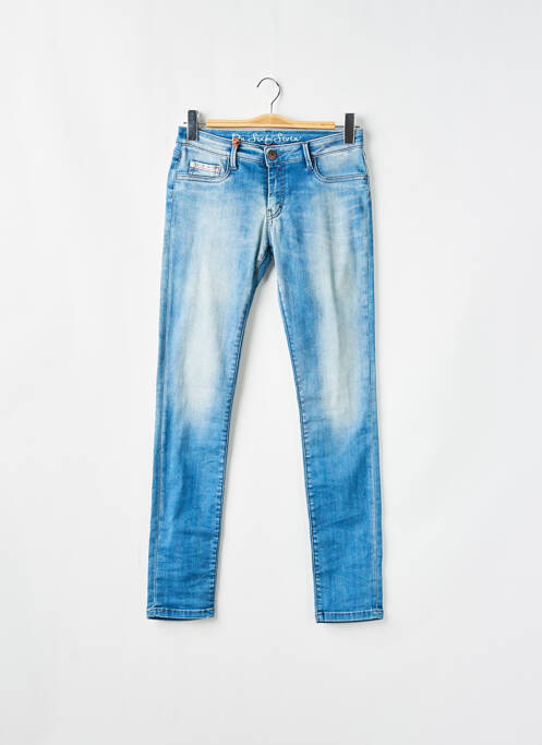 Blugi cu croială slim albastru SIXTY SEVEN femeie