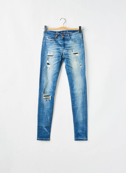 Blugi cu croială slim albastru SIXTY SEVEN femeie