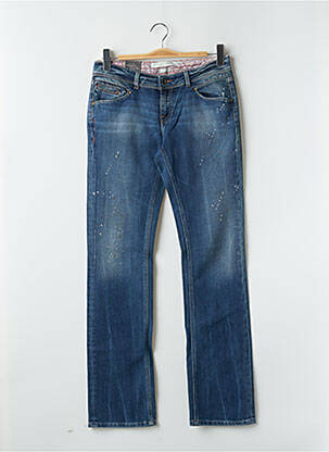 Blugi cu croială slim albastru TEDDY SMITH femeie