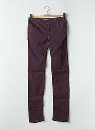 Pantalon drept elasticitate mărime normală violet TEDDY SMITH femme