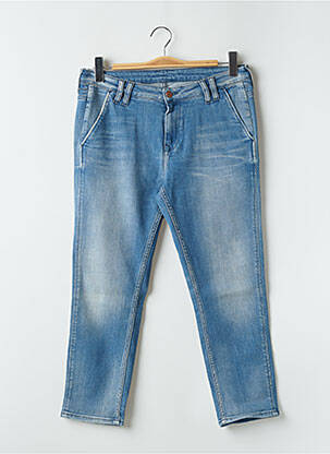 Pantalon trei sferturi albastru TEDDY SMITH femeie