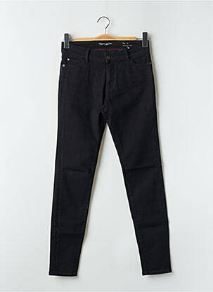 Pantalon slim elasticitate mărime normală negru TEDDY SMITH femeie