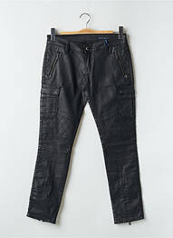 Pantalon slim țesătură acoperită mărime normală negru TEDDY SMITH femeie