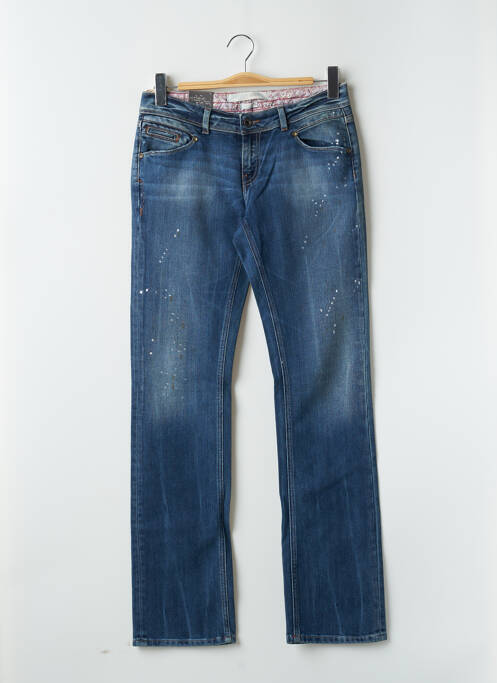 Blugi cu croială slim albastru TEDDY SMITH femeie