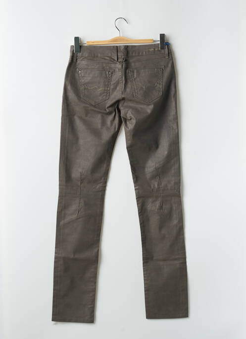 Pantalon slim verde TEDDY SMITH femeie