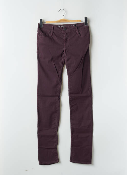 Pantalon drept violet TEDDY SMITH femeie