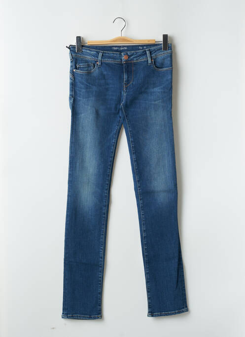 Blugi cu croială slim albastru TEDDY SMITH femeie