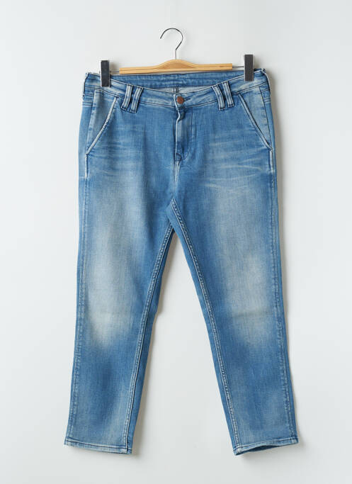 Pantalon trei sferturi albastru TEDDY SMITH femeie