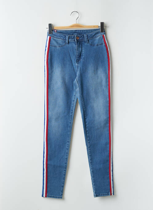 Blugi cu croială slim albastru TEDDY SMITH femeie