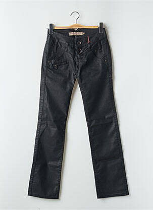 Pantalon drept elasticitate talie joasă negru FREEMAN T.PORTER femeie