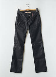 Pantalon drept elasticitate talie joasă negru FREEMAN T.PORTER femeie