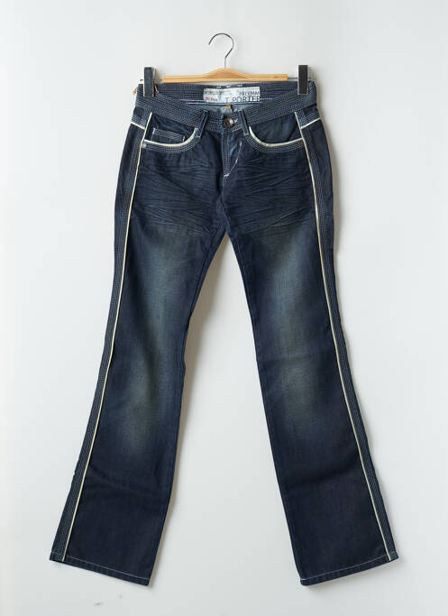 Blugi cu croială dreaptă albastru FREEMAN T.PORTER femeie