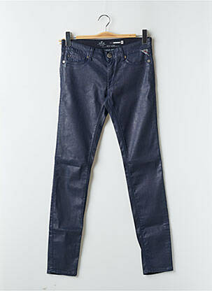 Blugi skinny elasticitate talie joasă albastru REPLAY femeie