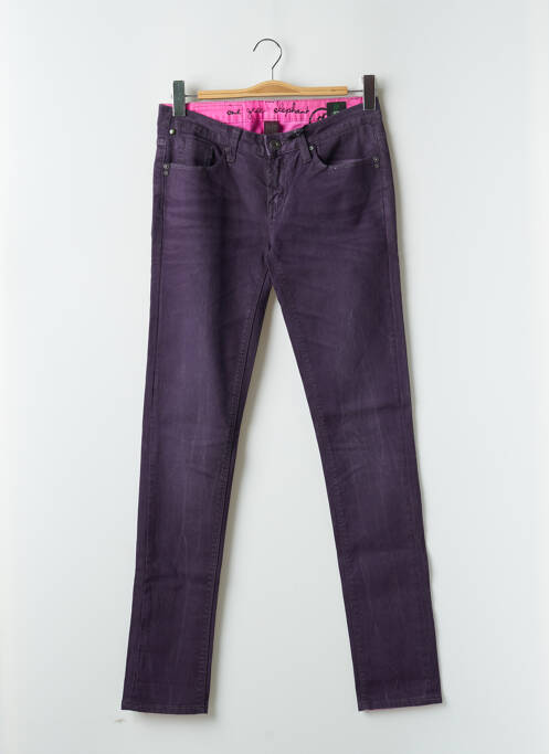 Blugi cu croială slim violet ONE GREEN ELEPHANT femeie