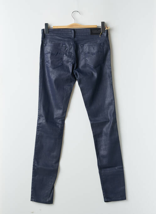 Blugi skinny elasticitate talie joasă albastru REPLAY femme