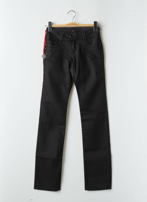 Blugi cu croială dreaptă negru STONE AGED femeie