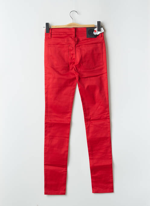 Blugi cu croială slim roșu CHEAP MONDAY femeie