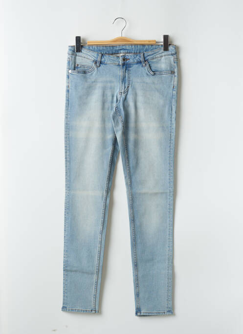 Blugi cu croială slim albastru CHEAP MONDAY femeie