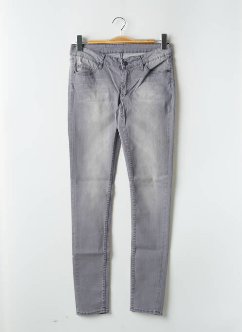 Blugi cu croială slim gri CHEAP MONDAY femeie