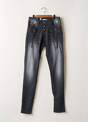 Blugi cu croială slim gri LE TEMPS DES CERISES femeie