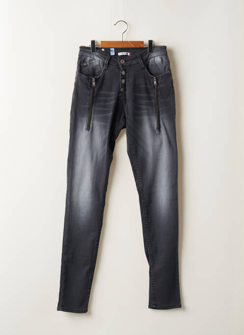 Blugi cu croială slim gri LE TEMPS DES CERISES femeie