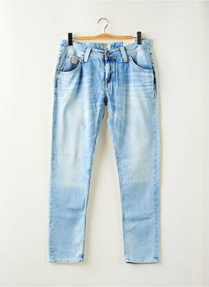 Blugi boyfriend buzunare albastru PEPE JEANS femeie