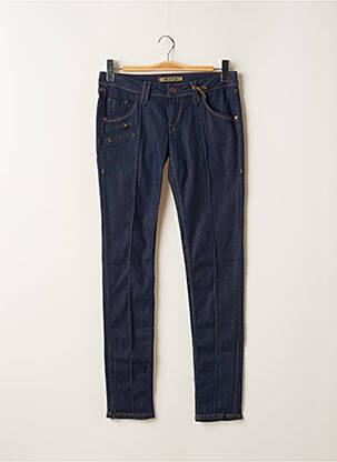 Blugi cu croială slim albastru FIVE PM femeie