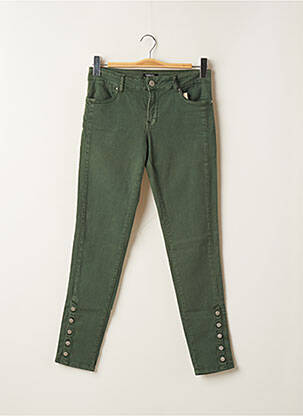 Blugi cu croială slim elasticitate mărime normală verde HEARTLESS JEANS femeie