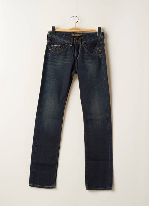 Blugi cu croială slim albastru FIVE PM femeie