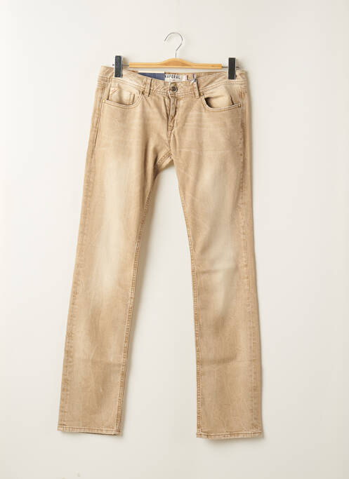 Blugi cu croială slim bej KAPORAL femeie