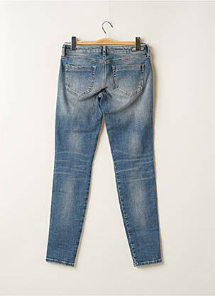 Blugi skinny efect uzat decolorat talie joasă albastru DIESEL femeie