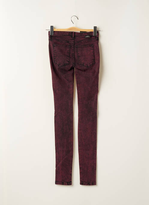 Blugi skinny elasticitate talie joasă roz DRDENIM femme