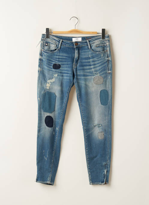 Blugi cu croială slim albastru LE TEMPS DES CERISES femeie