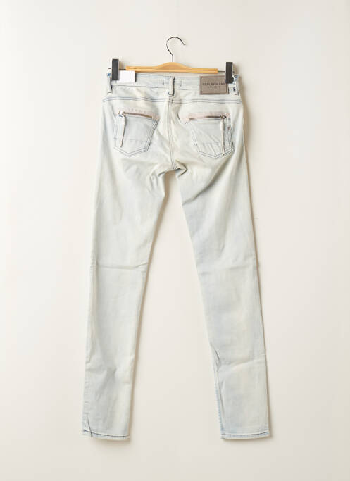 Blugi cu croială slim albastru REPLAY femeie