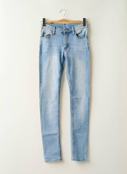 Blugi cu croială slim albastru CHEAP MONDAY femeie