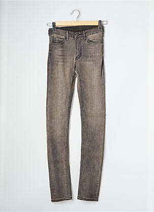 Blugi cu croială slim gri CHEAP MONDAY femeie