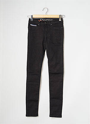 Blugi cu croială slim negru DONOVAN femeie