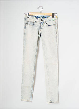 Blugi cu croială slim albastru REPLAY femeie