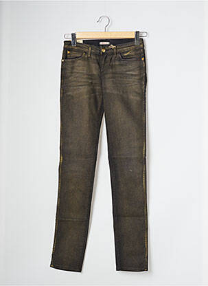 Blugi cu croială slim negru WRANGLER femeie